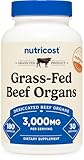 Nutricost Grass Fed Beef Organs Supplement (3,000mg) 180 Capsules - Desiccated Bovine Organ Complex for Men and Women, GMO-Free, Gluten-Free, 30 Servings