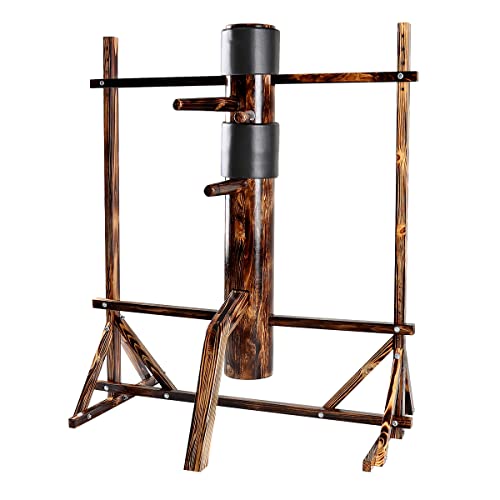 Wood Wing Chun Adjustable Frame Target Training Dummy IP Man Mart...