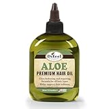 Difeel Aloe Premium Hair Oil 7.1 Ounces - Ultra Hydrating Aloe Vera Hair Oil for Natural Hair, Ideal for All Hair Types, Improves Softness, Smoothness & Shine