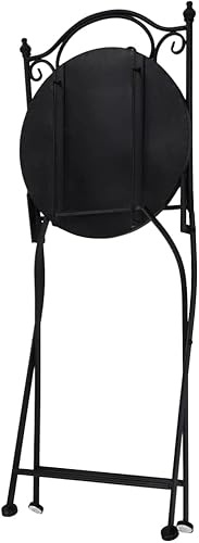 Miniatura 7 de DGZLIIO Juegos de patio para césped mesa y sillas de comedor al aire libre muebles de exterior juego de 3 piezas de mosaico de bistró azulejos de