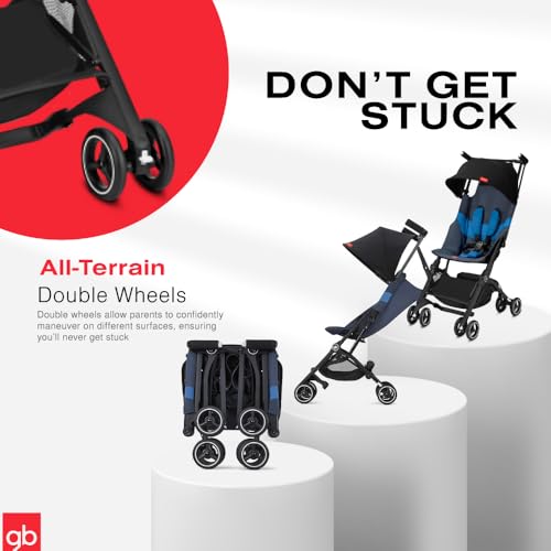 image for gb Pockit+ All-Terrain, Ultra Compact Lightweight Travel Stroller with