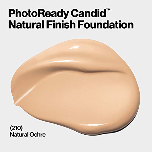 Revlon Photoready Candid Natural Finish Foundation, With Anti-Pollution, Antioxidant, Anti-Blue Light Ingredients, 210 Natural Ochre, 0.75 Fl. Oz. #TOP3