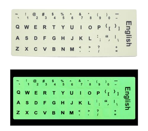 JuYuish English Sticker Glow in The Dark, Luminous...