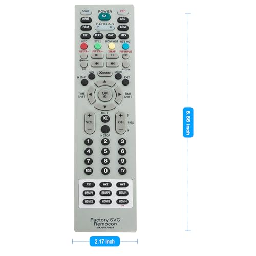 Image of MKJ39170828 Replacement Service Remote Control fit for LG LCD LED TV