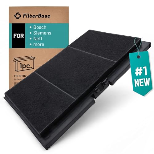 FilterBase® Activated carbon filter suitable for Bosch DSZ4551, Siemens LZ45510 11025805 11008080 17006837, Neff Z54TC01X0, Constructa CZ5145X5, Junker JZ5145X5 - filter for cooker hoods