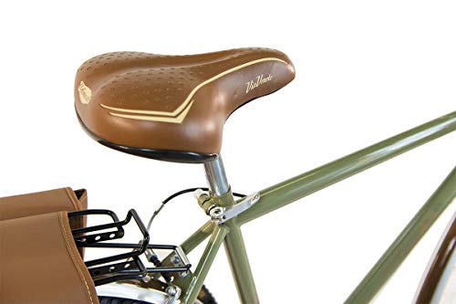 Via Veneto by Canellini Fahrrad Rad Citybike CTB Herren Vintage Retro Via Veneto Stahl (Grun, 54) – Bild 4