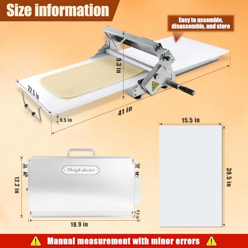 Commercial dough sheeter machine