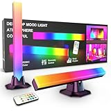 Peldotiu Music Sync RGB LED Light Bar - USB Ambient Lighting with Remote, 8 Dynamic Modes, Color Changing Backlight for Gaming, TV, PC Monitor, Desk