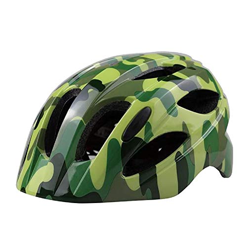 ANUFER Fahrradhelm für Kinder 7-15 Jahre Alt Leicht Einstellbar Draussen Sport Schutz Helm SN602C022 Tarnung Cover