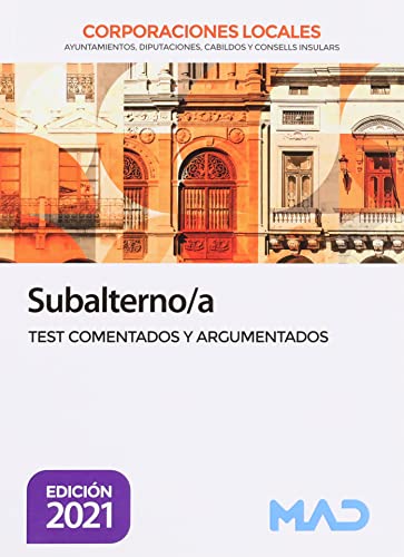 Portada de Subalterno/a de Corporaciones Locales. Test