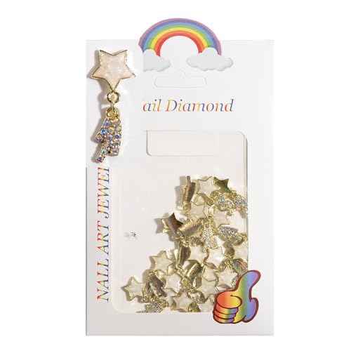 星のネイルペンダントスターチャーム五grams爪のラインストーン