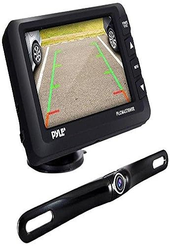 Pyle Upgraded Wireless Backup Camera And Monitor Kit - Vehicle Parking Reverse System Ip67 Waterproof And Fog Resistant W/ 4.3’’ Lcd Screen And Tilt-Adjustable Dash Cam W/ Night Vision Plcm4378Wir #TOP17