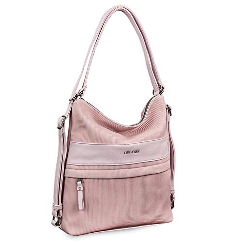 Lois: Bolso Mochila de Mujer. Tipo Hobo. Cuero PU. cómodo y Bonito diseño Uso Diario