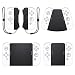 Hand Grips Connector for Nintendo Switch Joy Cons, Vivefox 5 in 1 NS Switch Joy Con Gamepad Handle with Wrist Strap Joy-Con Grip Kit Switch Controller Grip Handle Kit