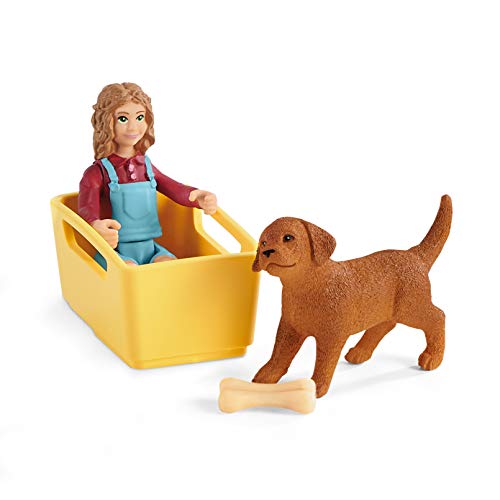 schleich 42543 Bollerwagen-Ausflug, für Kinder ab 3+ Jahren, FARM WORLD - Spielset – Bild 5