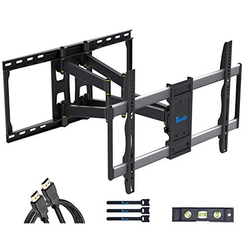 Rentliv TV Mount Full Motion TV Wall Mount Bracket with Articulating Arms for 37-80 Inch TVs up to 154lbs Wall Mount TV Bracket Max VESA 600x400mm Smooth Extension Swivel Tilt Rentliv TV Mount Full Motion TV Wall Mount Bracket with Articulating Arms for 37-80 Inch TVs up to 154lbs Wall Mount TV Bracket Max VESA 600x400mm Smooth Extension Swivel Tilt