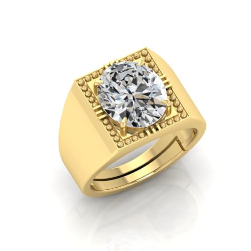 Bague zircon 9,25 ratti réglable : finis les problèmes de taille de bague