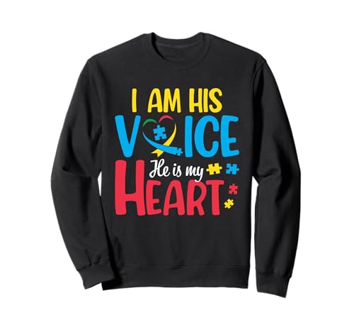 Autism Mom I'm His Voice He Is My Heart ���ǌ[�� �g���[�i�[