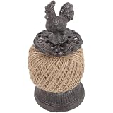 BUTIFULSIC Bobine de Fer avec Corde Résistante, Outil Polyvalent pour Projets DIY, Décoration de Coq en Fer Forgé Design Unique et Charmant pour Table