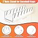 Hat Stand for Baseball Caps, 2 Pack No Install Acrylic Hat Organizer for 14 Baseball Caps Storage Organizer, Hat Racks Hat Holder Display and Organization for Closet, Bedroom, Dresser (Clear-2Pack)