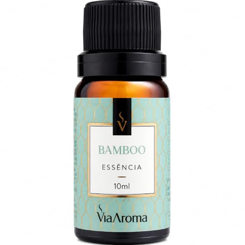 Essência Aromática Bamboo Via Aroma 10ml para Difusores e Aromatizadores de Ambientes