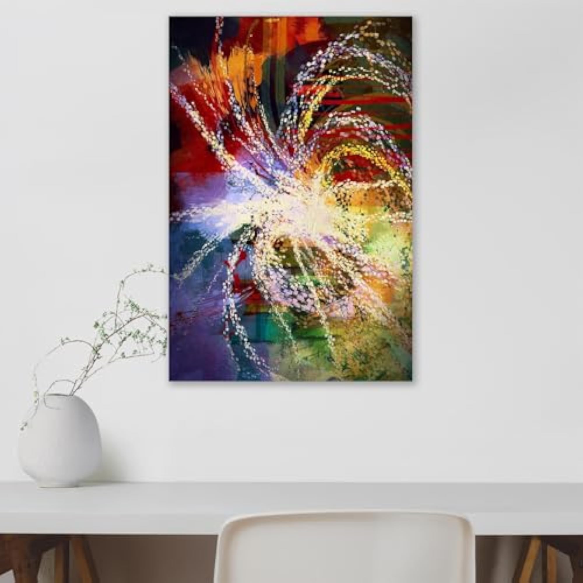 Abstract Artwork D210 Peel & Stick Vinyl Wall Sticker for Home Decoration