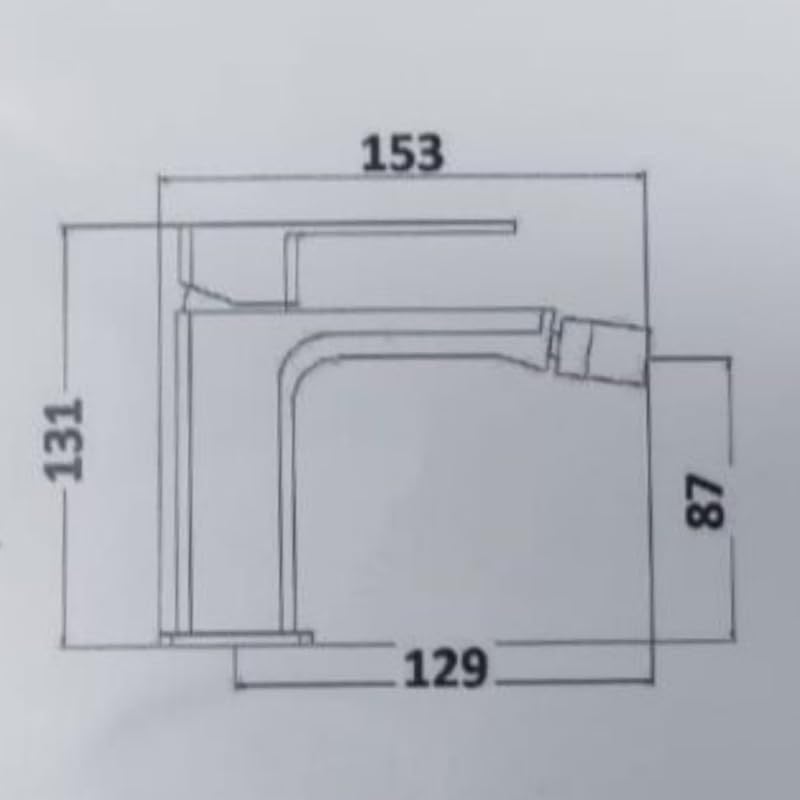 IMPALLI Bidet Bidet Łazienka Kran Z Kran Bidet Kran z kranem Click Clack 1 '' 1/4 elastyczny i zbyt pełny w zestawie bateria bidetowa chromowane wykończenie