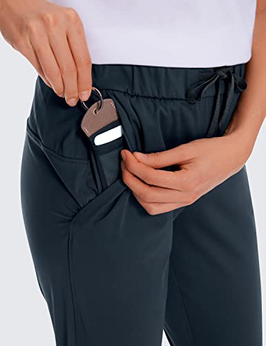 CRZ YOGA Calça de moletom alongada feminina de viagem no tornozelo com cordão de cordão 7/8 calça so