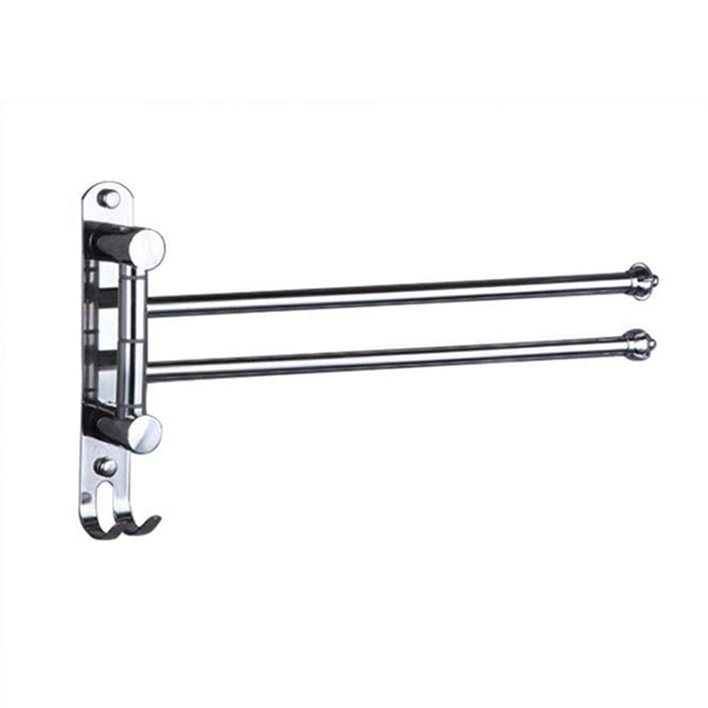 Rack de serviette rotatif pour organiser vos vêtements de bain dans une petite salle d'eau