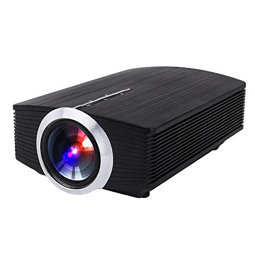 Projektor, 2000 Lumen LED-Videoprojektor, Miniprojektor, hellerer tragbarer 1080P Full-HD-Filmprojektor Smartphone-Heimkinoprojektor