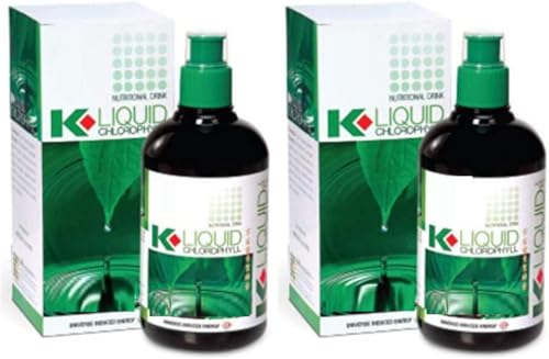 K- Clorofila líquida 250 ml, paquete de 2