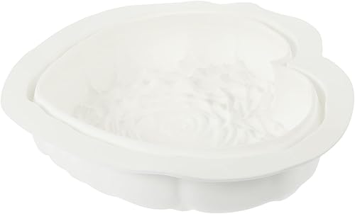 Miniatura 6 de LIFKOME Molde para pastel de corazón, moldes para cubitos de hielo, moldes para pasta de goma, moldes para cubitos de hielo, molde de fondant, molde