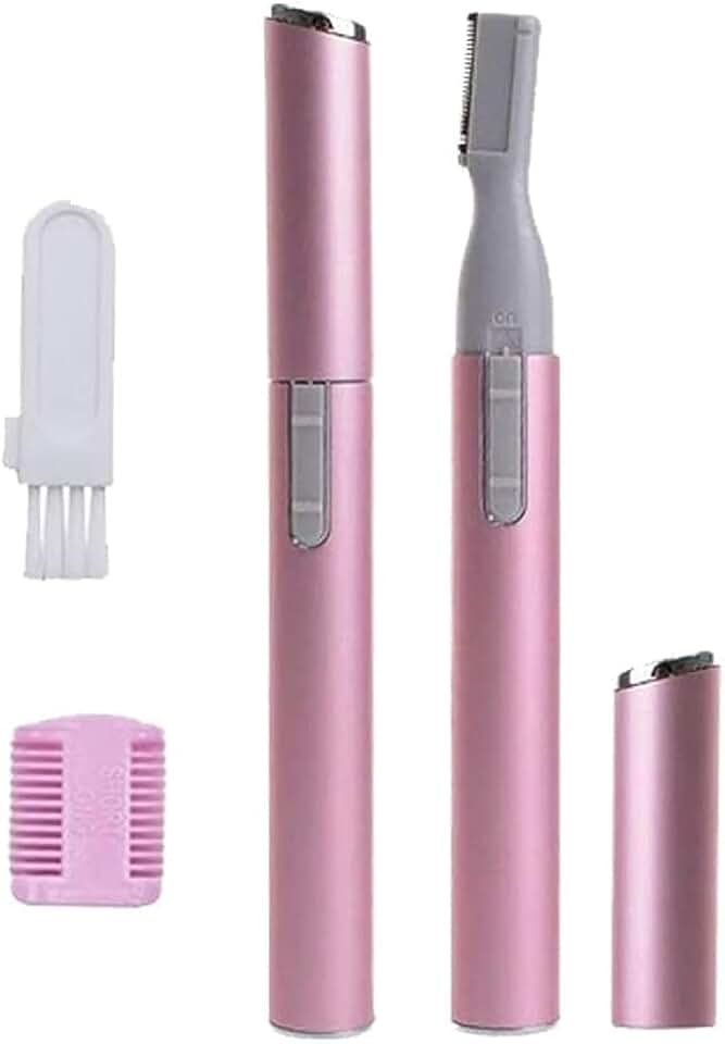 Mini Depilador Elétrico Buço Sobrancelha Nariz Virilha Axila Rosa