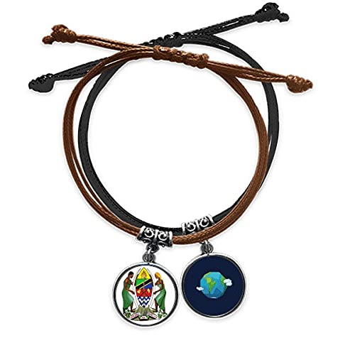 Pulsera de Tanzania de cuero y cuerda: el regalo ideal con identidad africana