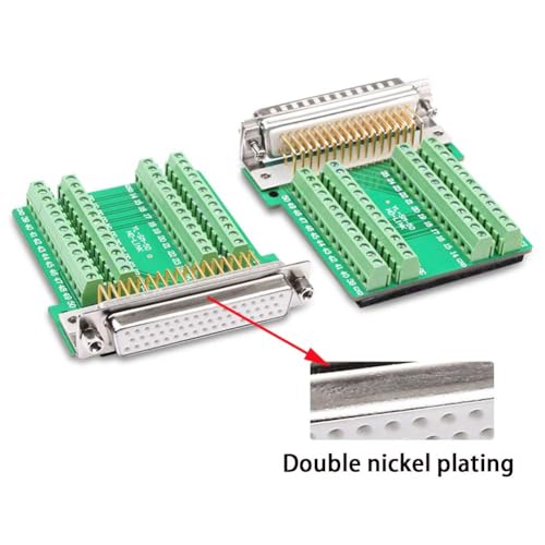 Conector DB50 sin soldadura, hembra D-SUB 50 pines miniatura 5
