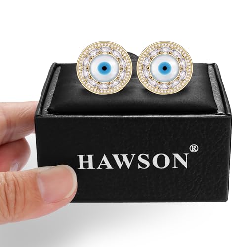 Gemelos para hombre con cristal y acabado dorado miniatura 6