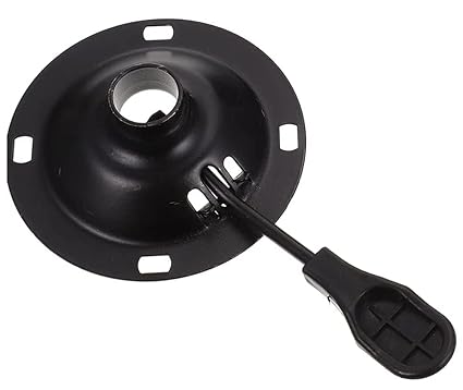 HIMAJII Office Chair Tilt Control Mechanism Replacement Heavy 4 inch Duty Chair Swivel Plate Seat Swivel Base Mount Plate Lift Lever Handle for Furniture Bar Doctor Stool Ironware Black 1 pc