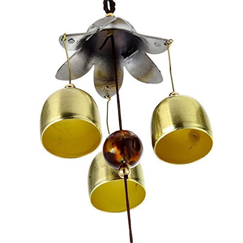 Image of CrazyCrafts Metal Wind Chimes for Home Balcony Garden Positive Energy, Home Decor Hanging Long Brass Bells Gifts for Loved Ones 15 Bells5
