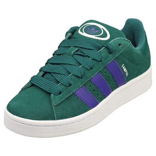 Image of adidas Womens Campus 00s Shoes, Collegiate Green /Footwear White /Energy Ink, Size 7.5