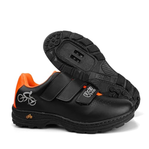 Sapatilhas de Ciclismo Unissex MTB com Clip para Pedal Leve Confortável Antiderrapante Tecnologia An