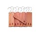MyHomeIdeas Natural Cedar Moth Protection Hang Up [10 Pack] - Hanger Repellent Odour Fragrance Storage Protection for Clothes Wardrobes Closets Cloakrooms - Large Size Pack Kit