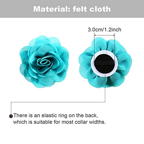 Leinuosen 14 Pieces Dog Collar Flowers Pet Bow Tie Flower Collars For Puppy Collar Grooming Accessories (Color Set 1, 8 Cm) #TOP1