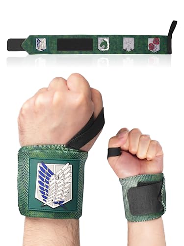 CROWN Anime Wrist Wraps Lifting Straps 24