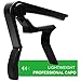 Guitar Capo, 6-String Acoustic & Electric Guitar Capo,Capo for acoustic guitar(Black)