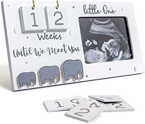 Ultrasound Picture Frame with Baby Countdown Weeks – Sonogra...