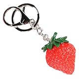 Porte-clés de à : peut être utilisé comme pendentif de , en l'accrochant où vous voulez, beau et pratique, porte-clés suspendu aux fraises