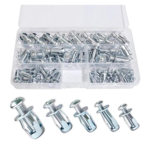 2 Boxes Petal Nuts, Expansion Screw Jack Nut, Carbon Steel Rustproof