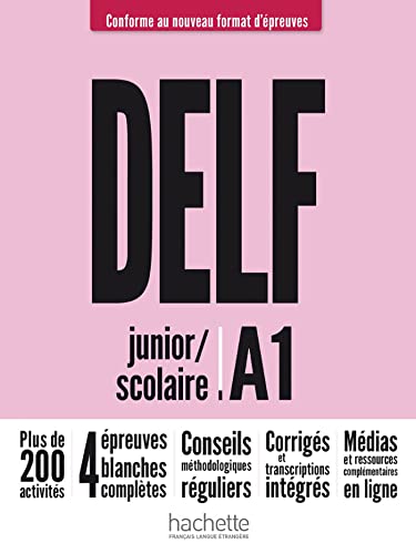 livre DELF junior/scolaire - Nouveau format d'épreuves (A1): Audio et vidéos en téléchargement. Parcours Digital