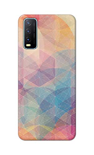 Image of Printed Hard Back Cover Case for Vivo Y20 | Y20 2021 | Y20i | Y20s | Y20G | Y20S (G) | Y20SG | Y20T Back Cover (Crumpled Paper Design) -1803