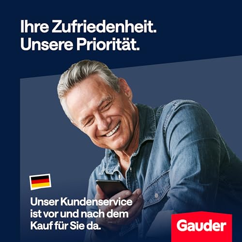 GAUDER Fliegengitter Balkontür schwarz - Magnetische Fliegengitter Tür ohne Bohren - Insektenschutz für Terrassentür - Selbstschließender Fliegenvorhang mit Magnet (100 x 210 cm - schwarz)